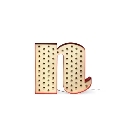 Zdjęcie Dekoracyjna świecąca litera N