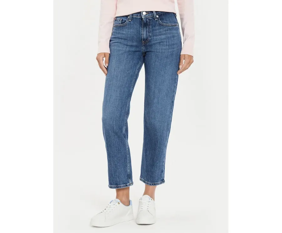 obrazek 1 Tommy Hilfiger Jeansy Classic WW0WW42489 Niebieski Straight Fit
