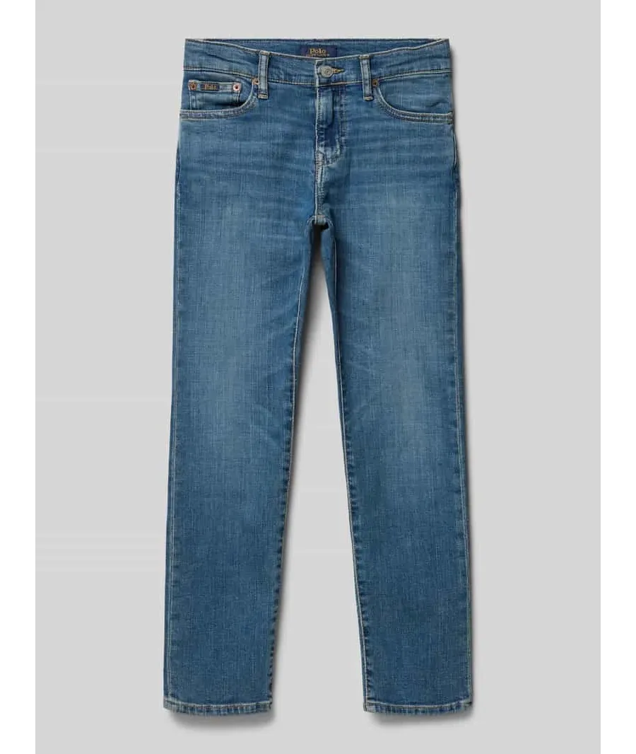 obrazek 1 Jeansy o kroju slim fit z 5 kieszeniami model ‘SULLIVAN’