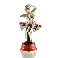 Zdjęcie Stylowa figura ceramiczna osoby w oryginalnym przebraniu w stylu barokowym - Ceramiche ML