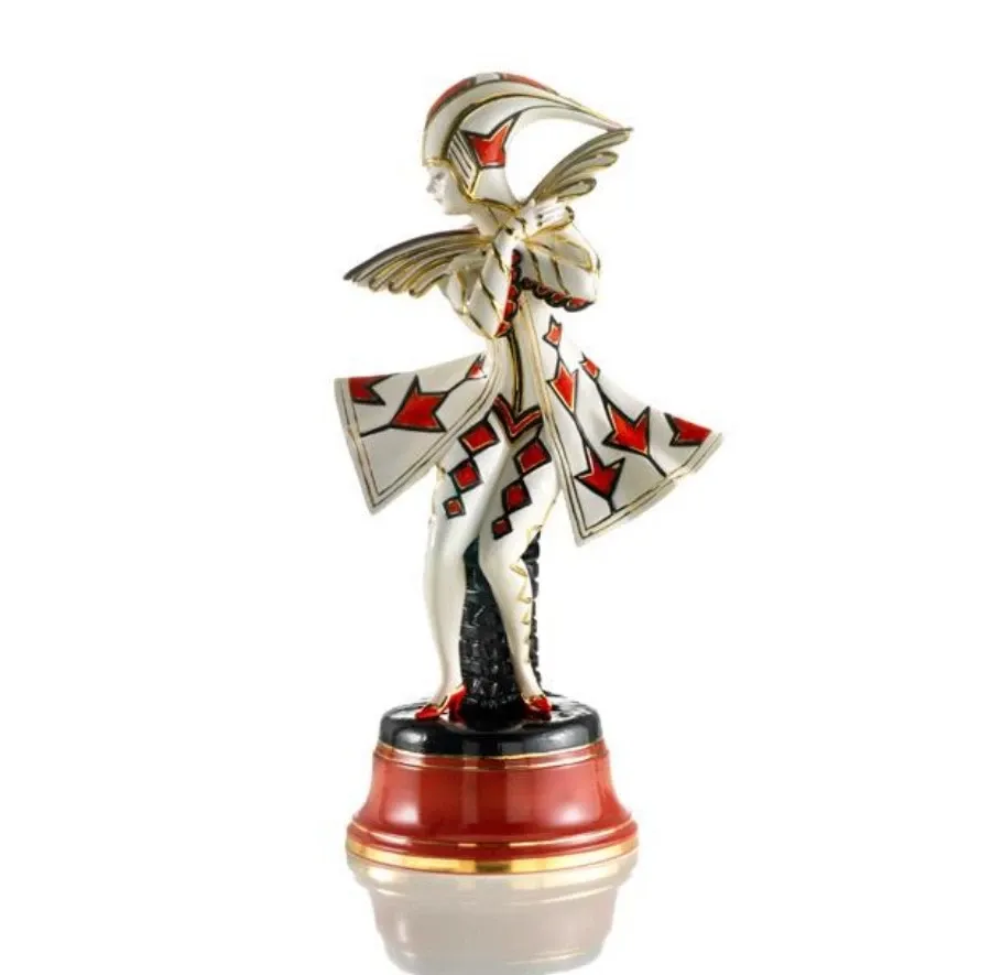obrazek 1 Stylowa figura ceramiczna osoby w oryginalnym przebraniu w stylu barokowym - Ceramiche ML