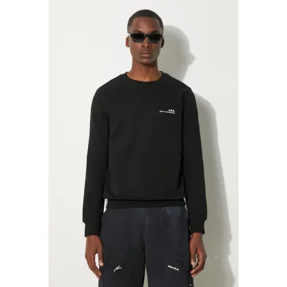 Zdjęcie A.P.C. bluza bawełniana Bluza A.P.C. Sweat Item męska kolor czarny gładka COEAS.H27608-DARKNAVY