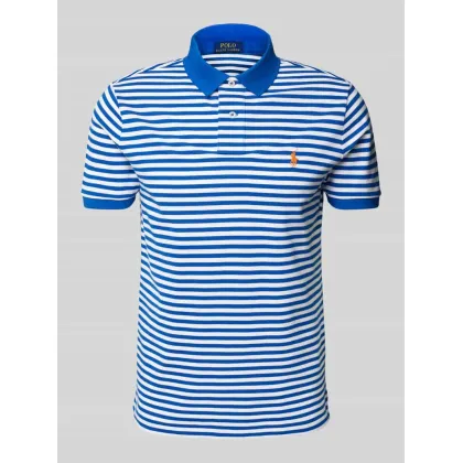 Zdjęcie Koszulka polo o kroju custom slim fit z wyhaftowanym logo