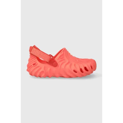 Zdjęcie Crocs klapki dziecięce Salehe Bembury x The Pollex Clog kolor pomarańczowy