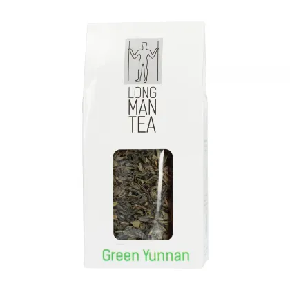 Zdjęcie Long Man Tea, herbata sypana Yunnan Zielony 80g kartonik LONG MAN TEA