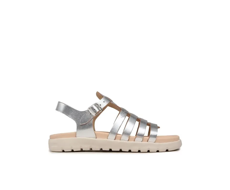 obrazek 1 Geox Sandały J Sandal Soleima Gir J35GSB000CFC1007 D Srebrny