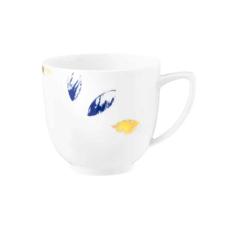 obrazek 1 Prestiżowa biała porcelanowa filiżanka do kawy o nowoczesnym zdobieniu - Tettau