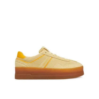 Zdjęcie Tommy Jeans Sneakersy The Greenwich Flatform Suede EN0EN02734 Żółty