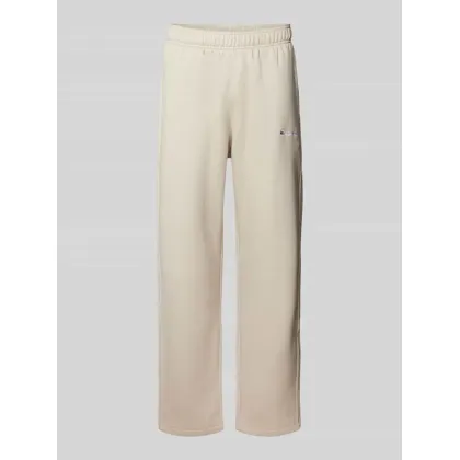 Zdjęcie Spodnie dresowe o kroju straight fit z wyhaftowanym logo
