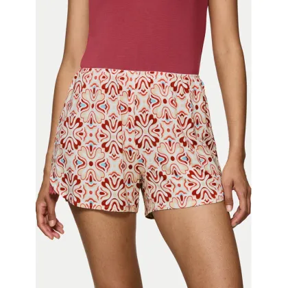 Zdjęcie Triumph Szorty piżamowe Aura Spotlight 10221415 Kolorowy Relaxed Fit