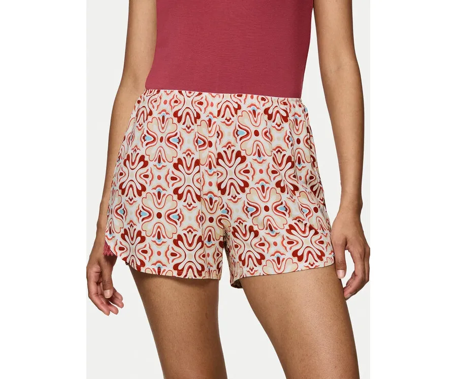 obrazek 1 Triumph Szorty piżamowe Aura Spotlight 10221415 Kolorowy Relaxed Fit