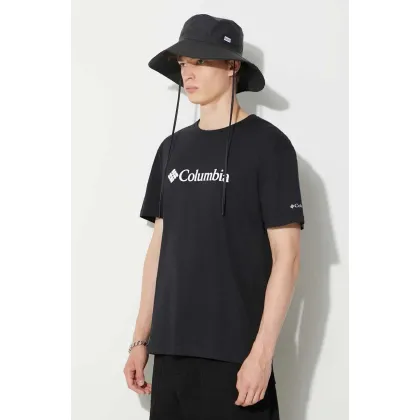 Zdjęcie Columbia T-shirt męski kolor czarny z nadrukiem 1680053.-835