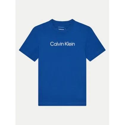 Zdjęcie Calvin Klein Jeans T-Shirt IU0IU00682 Niebieski Regular Fit