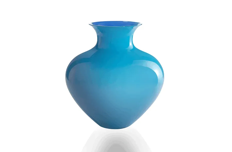 obrazek 1 Elegancki turkusowy wazon murano