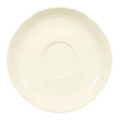 Zdjęcie Klasyczny porcelanowy duży spodek 15 cm - Seltmann Weiden