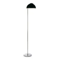 Zdjęcie Designerska lampa podłogowa z ciekawym zaokrąglonym abażurem