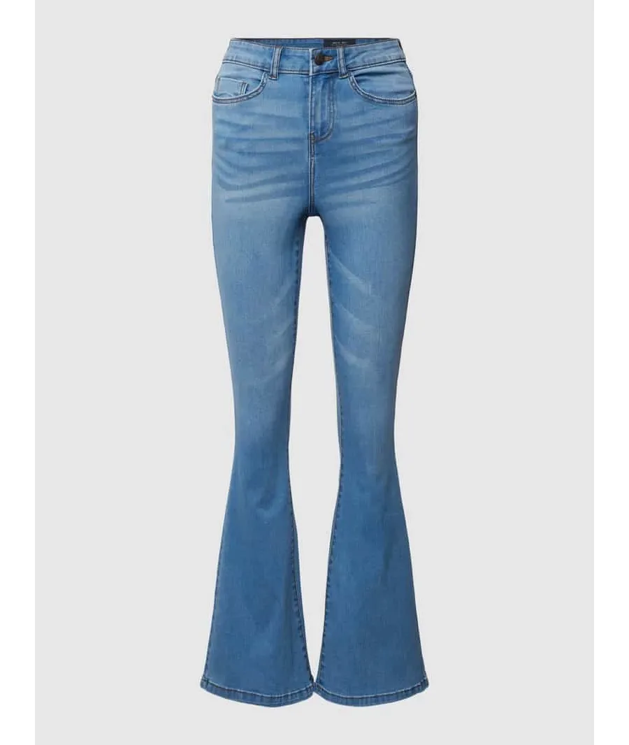 obrazek 1 Jeansy rozkloszowane o kroju skinny fit z 5 kieszeniami model ‘SALLIE’
