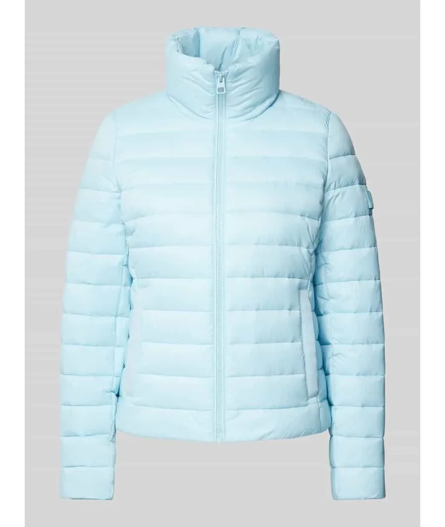 obrazek 1 Kurtka pikowana o kroju slim fit z wysoką stójką