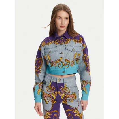 Zdjęcie Versace Jeans Couture Kurtka jeansowa 78HAS4P0 Kolorowy Relaxed Fit