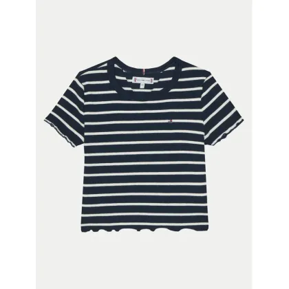 Zdjęcie Tommy Hilfiger T-Shirt KG0KG08509 S Granatowy Slim Fit