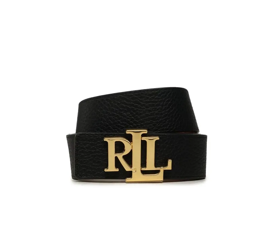 obrazek 1 Lauren Ralph Lauren Pasek Damski 412912040001 Czarny LAUREN RALPH LAUREN