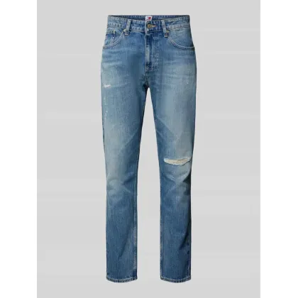 Zdjęcie Jeansy o kroju slim tapered fit z 5 kieszeniami model ‘AUSTIN’
