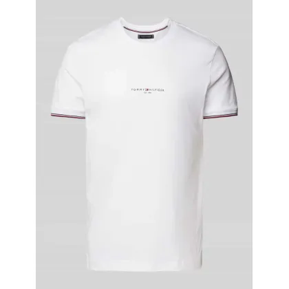 Zdjęcie Tommy Hilfiger T-Shirt Logo MW0MW32584 Biały Regular Fit