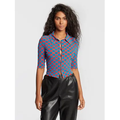 Zdjęcie ROTATE Koszula Miranda RT1677 Kolorowy Fitted Fit