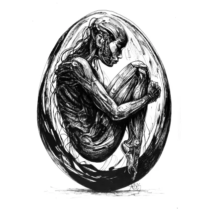 Picture Always in my heart *pen drawing