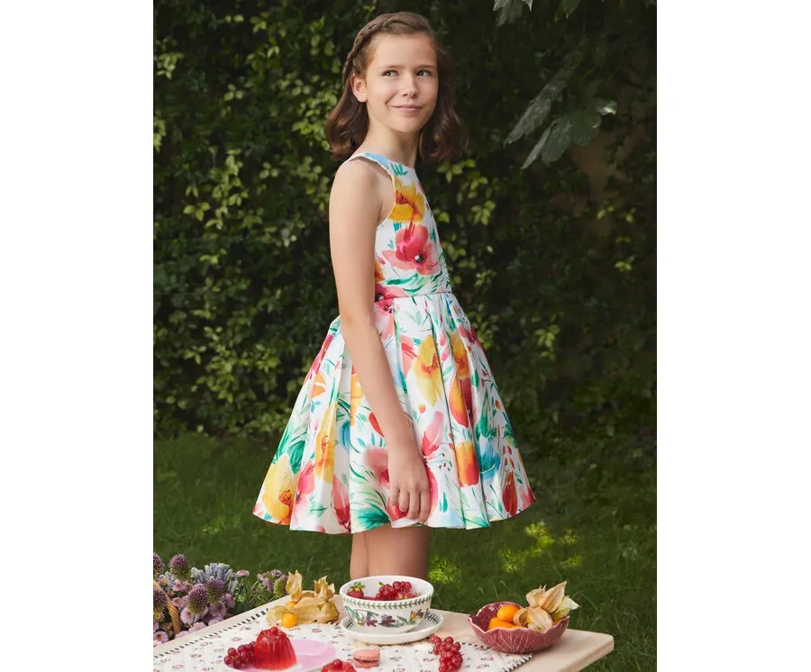 obrazek 1 Abel & Lula Sukienka elegancka 5064 Kolorowy Regular Fit