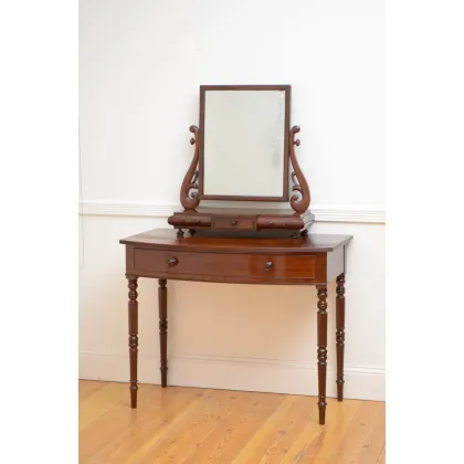 Zdjęcie Antyczna mahoniowa toaletka w stylu regencyjnym po renowacji ( bez lustra )