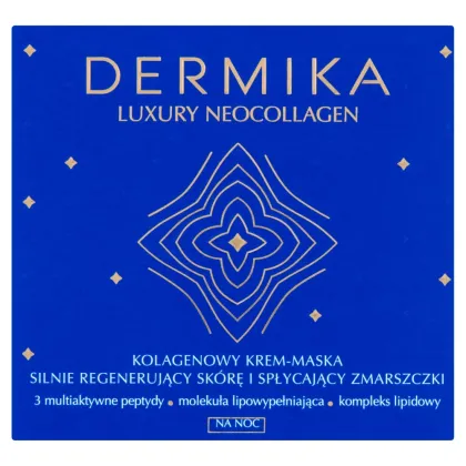 Zdjęcie Dermika Luxury Neocollagen Kolagenowy krem-maska na noc 50 ml