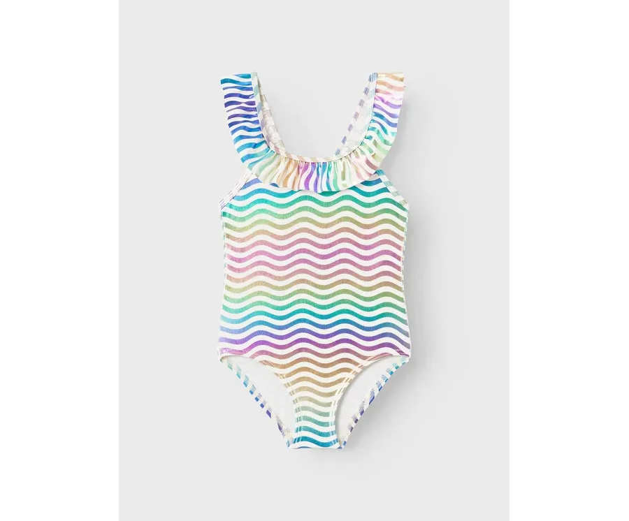 obrazek 1 NAME IT Strój kąpielowy Nmfzamar 13226753 Turkusowy Regular Fit