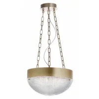 Picture Stylish chandelier with hand-cut round Italian crystal - Il Paralume Marina