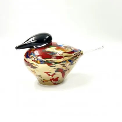 Picture A wonderful figurine of a small multi-colored bird - a lovely gift for a loved one