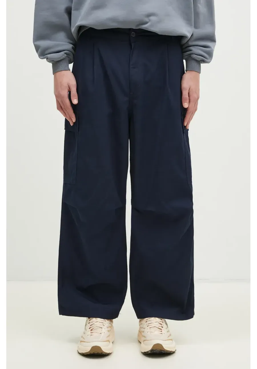 obrazek 1 Carhartt WIP spodnie bawełniane Cole Cargo Pant kolor granatowy proste I030477.0NY02