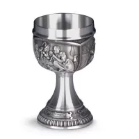 Picture Beautiful tin wine goblet