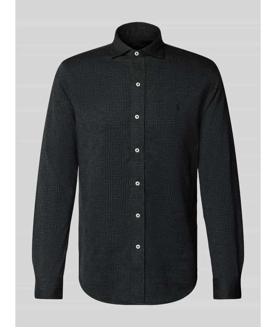 obrazek 1 Koszula casualowa o kroju slim fit z kołnierzykiem typu cutaway