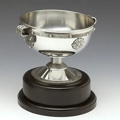 Picture A unique replica of the historic Ardagh cup - a symbol of Irish history and sport