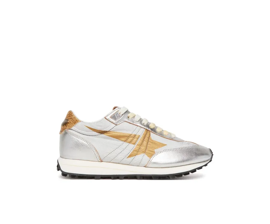 obrazek 1 GOLDEN GOOSE Sneakersy Running Marathon M77 GWF00683.F005490.70138 Srebrny