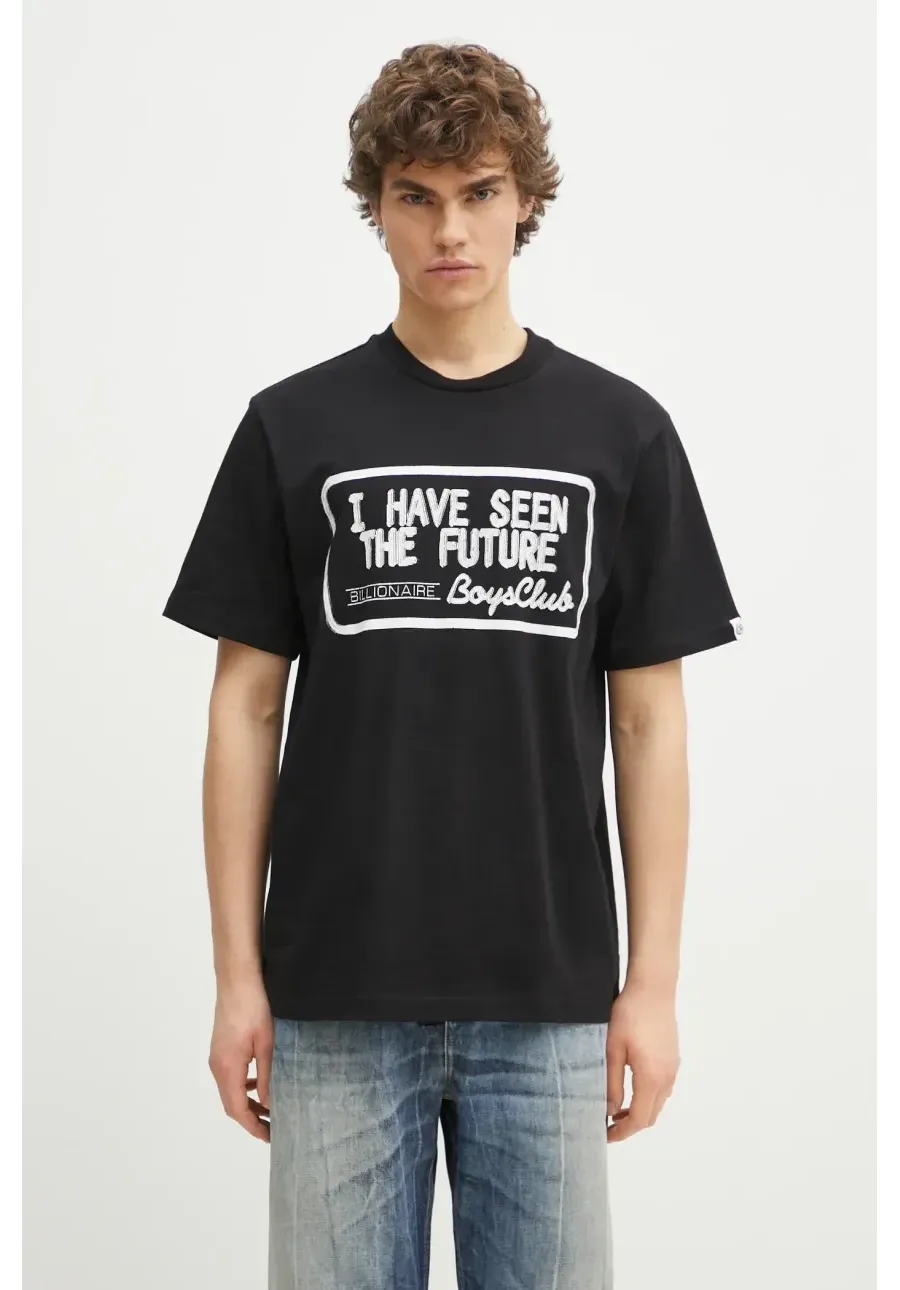 obrazek 1 Billionaire Boys Club t-shirt bawełniany Future T-Shirt męski kolor czarny z nadrukiem B25161