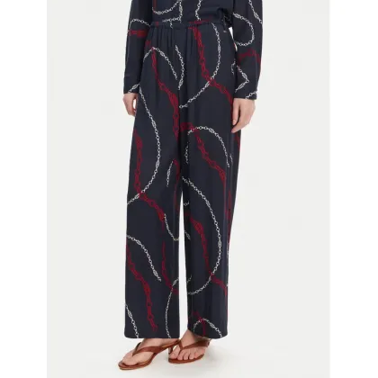 Zdjęcie Tommy Hilfiger Spodnie materiałowe WW0WW44542 Granatowy Relaxed Fit