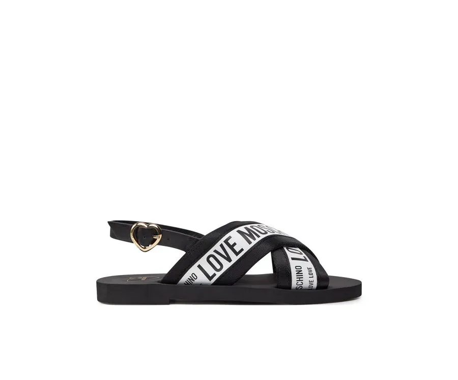 obrazek 1 LOVE MOSCHINO Sandały JA16412G0IIX210A Czarny