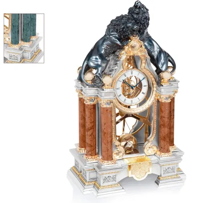 Picture Italian prestigious table clock