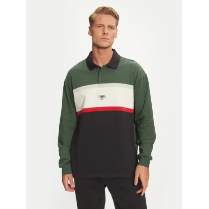 Zdjęcie Quiksilver Polo Mercury Rugby AQYKT03125 Zielony Loose Fit