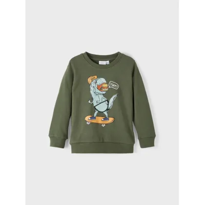 Zdjęcie NAME IT Bluza 13206392 Zielony Regular Fit