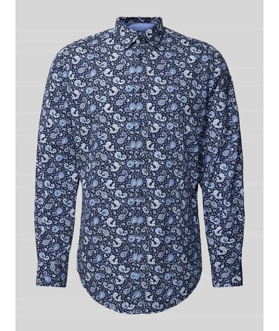 obrazek 1 Koszula casualowa regular fit z kołnierzykiem typu kent