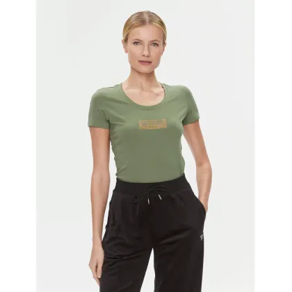 Zdjęcie Guess T-Shirt W4RI33 J1314 Zielony Slim Fit