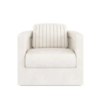 Zdjęcie Zachwycający fotel Drummond z delikatnym pikowaniem