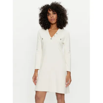 Zdjęcie TWINSET Sukienka dzianinowa 241TP3094 Écru Regular Fit